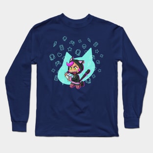 Cassi the Catgirl- Gamercat Long Sleeve T-Shirt